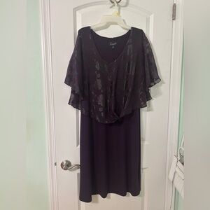 Connected Apparel Deep Purple Maxi Dress